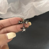 Fashionkova Gothic Fashion Rings For Women Girls Crystal Black Spider Open Ring Hip Hop Punk Irregular Animal Finger Jewelry Halloween Gift