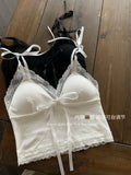 FashionKova-Lace Sling Y2k Clothes Women Summer Crop Top Harajuku Backless Sexy Streetwear Body Tee 2000s Kawaii Tank Tops Camis Coquette