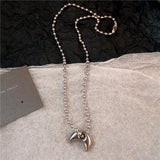 Fashionkova Kpop Y2K Trendy Star Moon Cross Silver Color Choker Chain Necklace Pendant Neck For Women Men Charm Grunge Punk Fashion Jewelry