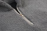 Fashionkova  No. 3348 HALF ZIP-UP FLEECE HOODIE