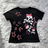 FashionKova-Fashion Y2k Tops Crop Tops Female Harajuku Goth Clothing Female Tops Female Punk clothing Female Short Tank and Camis Summer Emo