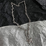 Fashionkova Kpop Y2k Vintage Butterfly Star Cross Pendant Rope Choker Necklace Goth Women Egirl Vintage Cute Punk Cool Grunge EMO Jewelry