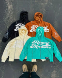 Fashionkova Trendy High Street Harajuku Hip-hop Rock Three-zip Oversized Sweatshirt Women Y2k Letter Embroidery Casual Zipper Hoodie Men