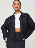 Fashionkova Hughes Jacket Dark Wash Denim