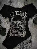 Fashionkova  Party Outfit  Gothic Off Shoulder Tshirts Women Sexy Punk Harajuku Y2k Graphic Top Japanese Style Vintage Grunge Short Sleeve T-Shirts