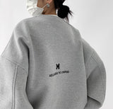 Fashionkova Punk Long Sleeve Graphic Sweatshirt