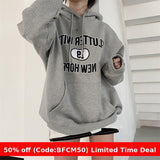 men outfits Hooded Sweater Women's Spring/Autumn/Winter Street Loose Thin Casual Clothes Oversize Korean Style 2024 Fleece-lined