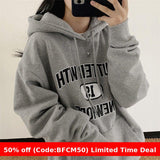 men outfits Hooded Sweater Women's Spring/Autumn/Winter Street Loose Thin Casual Clothes Oversize Korean Style 2024 Fleece-lined