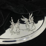 Fashionkova 2PCS SET Punk Irregular Liquid Metal Butterfly Adjustable Open Rings For Women Aesthetic Egirl Gothic Trend Insect Y2K Jewelry