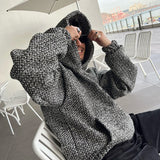 Fashionkova  No. 7020 TWEED PULLOVER HOODIE