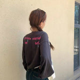 Fashionkova Vintage Contrast Color Splice Sweatshirt