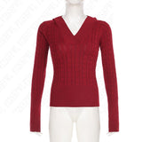 Fashionkova Y2K Winter Warm Women's Clothing Soft Daily Tight Knit Sweater Minimalist Solid Female Knitwear Classic Long Sleeve Thin Sweater ootd