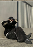 Fashionkova Christmas Gift outfit  Black Wide Leg Parachute Pants Women Vintage 90s Oversized Casual Trousers Female Gorpcore Harajuku Fashion Streetwear