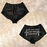FashionKova-vintage outfits Punk Gothic Rock Chic Aesthetic Lace Trim Silk Women's Shorts Sexy Fit Fashion Grunge Rap Streetwear Harajuku Y2K Retro Bottoms