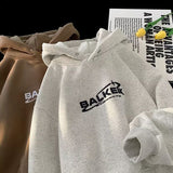 Fashionkova Vintage Logo Embroidered Hoodie