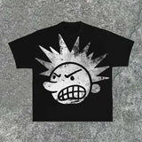 Fashionkova Streetwear Y2K Clothing T Shirts Women Hip Hop Cartoon Image Graphic Printed T Shirts Men Gothic Oversized Cotton Short Sleeves