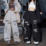 Fashionkova Party Outfit Dopamine paper paratrooper pants lady female ins niche loose wide leg drawstring casual long pantspants oversized girl pant