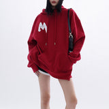 Fashionkova Vintage Logo Graphic Hoodie