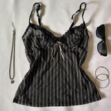 FashionKova-back to school outfit Harajuku Retro Gothic Y2K Emo Girls Camisole Top Sexy Slim Chic Fashion Aesthetic Women's Crop Tops Punk Hip Hop Rock Streetwear
