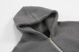 Fashionkova  No. 3348 HALF ZIP-UP FLEECE HOODIE