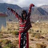 Fashionkova Y2k Aesthetics Off Shoulder Pullover Grunge Gothic Red Striped Sweater Japanese Harajuku Loose Knit Tops American Retro Spring Style 2025