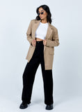 Fashionkova Welcome To The Jungle Blazer Beige