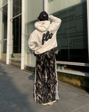 Fashionkova  Y2K American Retro Fashion Loose Oversized Sweatshirt Men Street Hip-hop Harajuku Letter Print Casual Versatile Hoodie Women