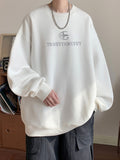 Fashionkova Christmas Gift outfit  Autumn Hip Hop Letter Crewneck Sweatshirt Men New Y2k Streetwear Pullover Hoodies Korean Fashion Vintage sudaderas para hombre
