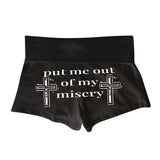 FashionKova-vintage outfits Punk Gothic Rock Chic Aesthetic Lace Trim Silk Women's Shorts Sexy Fit Fashion Grunge Rap Streetwear Harajuku Y2K Retro Bottoms