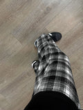 FashionKova-Harajuku Plaid Y2k Pants Women Clothing Winter Wide Leg Pants Korean Fashion Casual Goth Girl Clothes Pantalones Femme Trousers