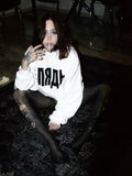 FashionKova-vintage outfits Gothic Grunge Punk Hip Hop Y2K Women's Autumn Winter Sweater Casual Loose Chic Printed Hoodie Harajuku Retro Emo Girl Streetwear