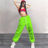 Fashionkova Party Outfit New American Trendy Sweatpants Women Fashion Letter Print Long Trousers 2024 Spring Summer Street Vintage Pants for Women