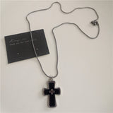Fashionkova Fashion Spotted Tiger Eye Stone Mushroom Cross Star Pendant Chain Necklace For Women Men Charm Aesthetic Jewelry Accessories