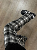 FashionKova-Harajuku Plaid Y2k Pants Women Clothing Winter Wide Leg Pants Korean Fashion Casual Goth Girl Clothes Pantalones Femme Trousers