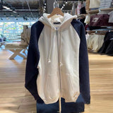 Fashionkova Vintage Patchwork Oversized Zip Up Hoodie