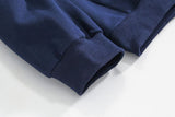 Fashionkova  No. 5421 DARK BLUE CHICAGO LETTERED HOODIE