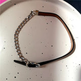 Fashionkova Y2K Cat Claw Star Heart Pendant Plush Leopard Bone Choker Charms Necklaces For Women Goth Aesthetic Accessories Grunge Jewelry