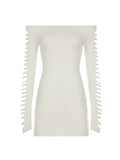 Fashionkova Damaris Off-Shoulder Backless Dress