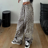 FashionKova-Y2k Pants Leopard Women Clothing Harajuku High waist Joggings Femme Pantalones Trousers Street Loose Emo Punk Aesthetic Pants