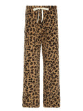 Fashionkova party outfit  Rockmore Leopard Plush Pants Women Vintage Print Loose Straight Trouser Winter Casual Baggy Female Fleece Floor Length Pants y2k