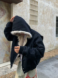 FashionKova-Hoodies Y2k Oversized Tops Mens Winter Clothes Streetwear Hip Hop Fox Fur Thick Korea Zip Up Hoodie Punk Hombre Kpop Coats Men