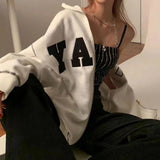 Fashionkova Yare Letter Hoodie