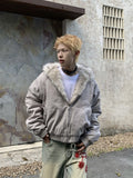 FashionKova-Hoodies Y2k Oversized Tops Mens Winter Clothes Streetwear Hip Hop Fox Fur Thick Korea Zip Up Hoodie Punk Hombre Kpop Coats Men