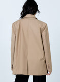 Fashionkova Welcome To The Jungle Blazer Beige