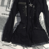 FashionKova-Hoodies Women Clothing Gothic Vintage Coat Slim Punk Zip Up Sweatshirts Streetwear Emo Girl Hoodie Plus Size Graphic Y2k Jacket