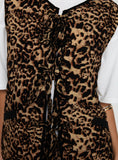 Fashionkova Samual Quilted Vest Leopard