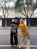 Fashionkova Hip Hop Dance Trousers y2k pants cargo Sweatpants with Stylish Skirt Hem Design for Fall Loose Fit streetwear women baggy pants