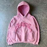 Fashionkova Christmas Gift outfit  Unisex Y2k Hooded Retro Harajuku Sweatshirt Gothic Letter Star Long Sleeve Hoodie Trendy Men's Casual Oversized Jacket Tops