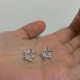 Fashionkova 6PCS Kpop Fashion Gothic Zircon Crystal Star Corss Stud Earrings Set For Women Trend Punk Sweet Cool Party Aesthetic Y2K Jewelry