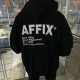 Fashionkova  No. 5047 BLACK LETTER HOODIE